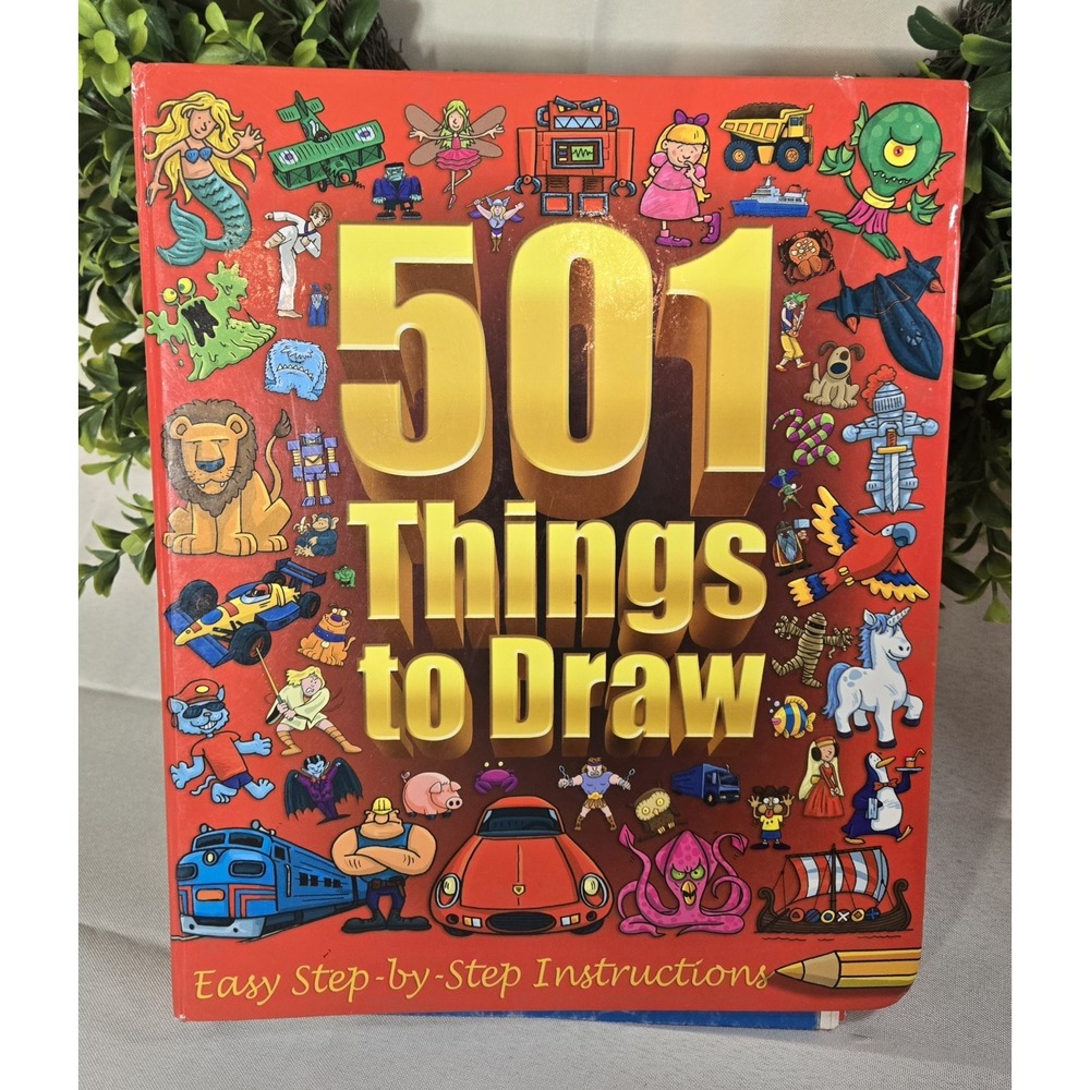 501 Things to Draw: Easy Step-by-Step Instructions - Hardcover By na - GOOD